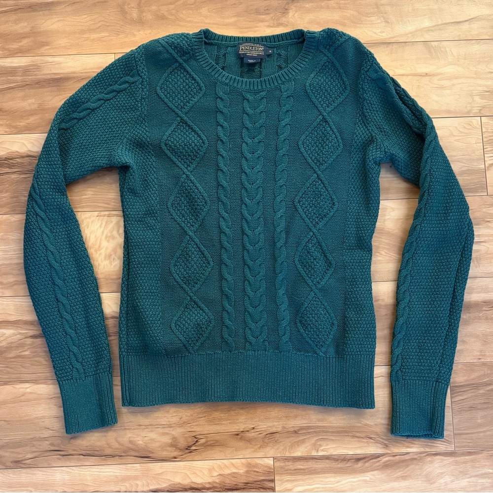 Pendleton Green Knit Sweater